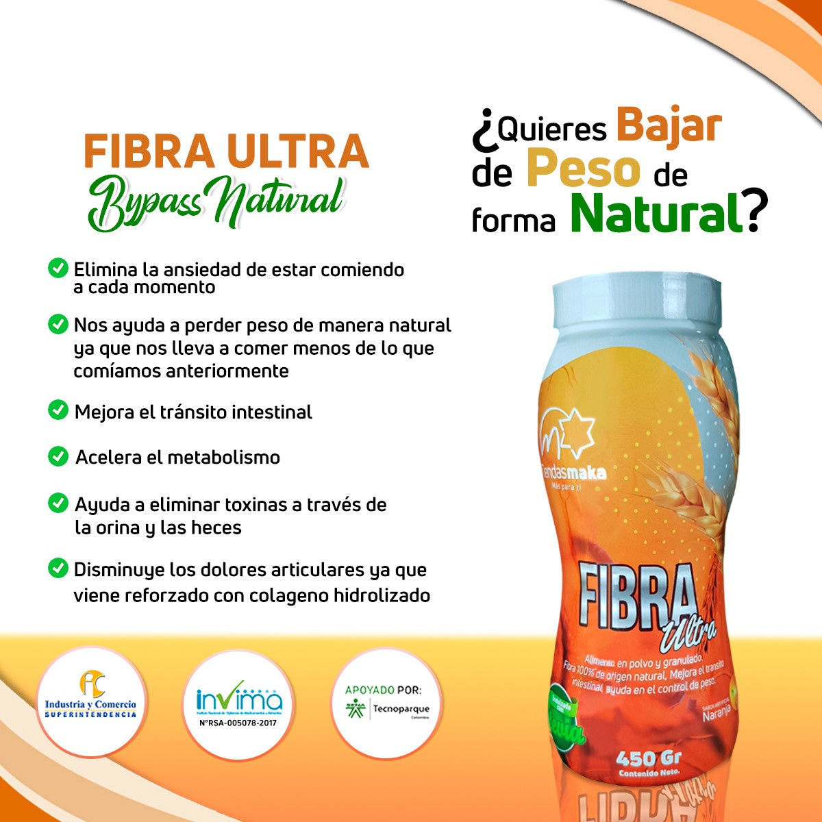 Fibra Ultra Bypass Natural